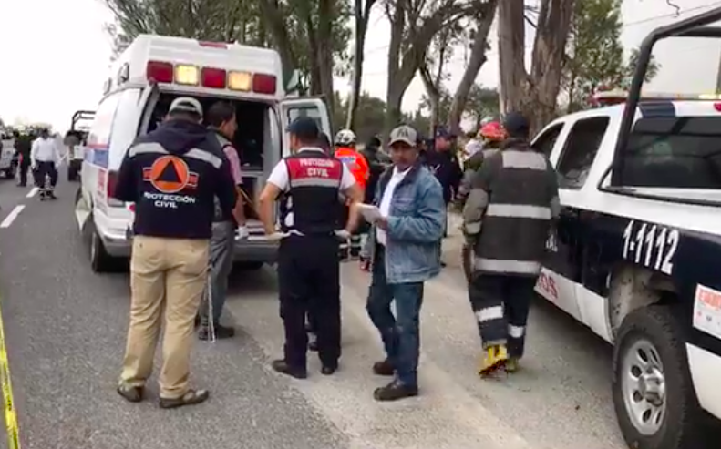 Accidente en la Apizaco-Huamantla deja dos personas muertas